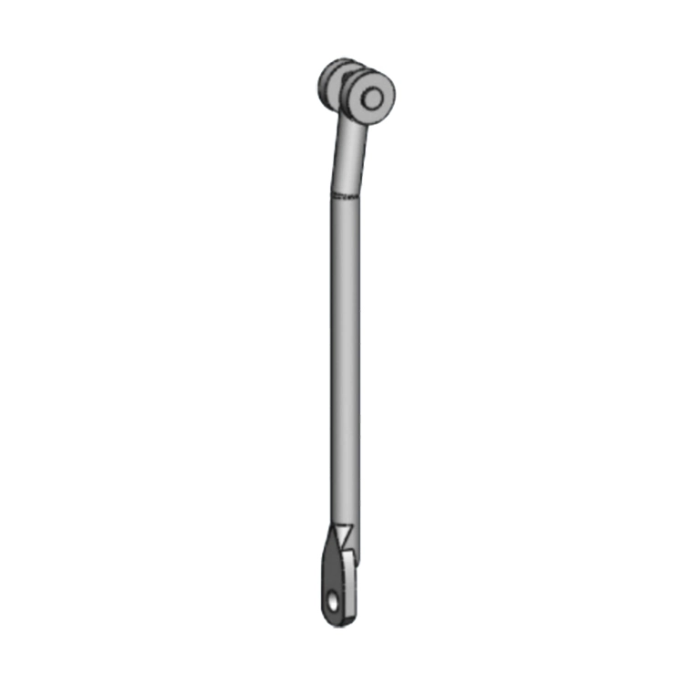 Electrical Cabinet Zinc Plated Round Rod With Wheel